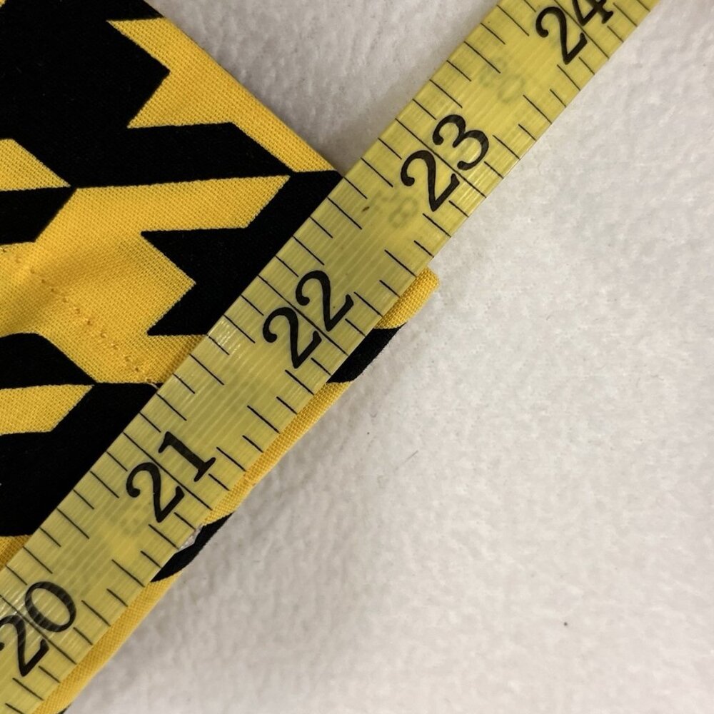 Loudmouth Golf Shorts Mens 42 Black Yellow Houndstooth Stretch - Picture 8 of 10